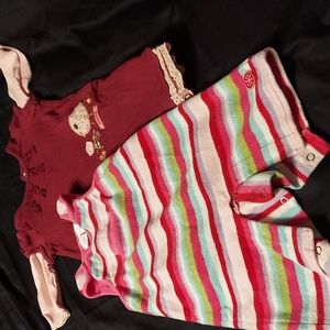 Lot of 3 - Girl Jumpsuits - 3 Months Size